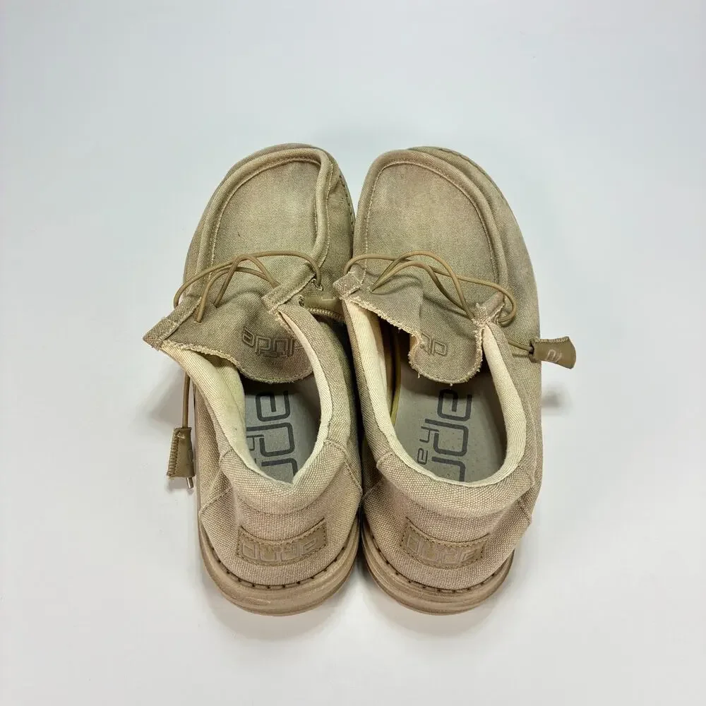 HEYDUDE Wally Chestnut Lightweight Casual Slip On Loafers Shoes Men's Size 12